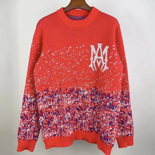 Amiri Knit Sweater Splatter Print
