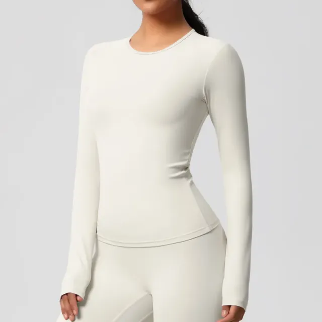 7102 long sleeves-light ivory