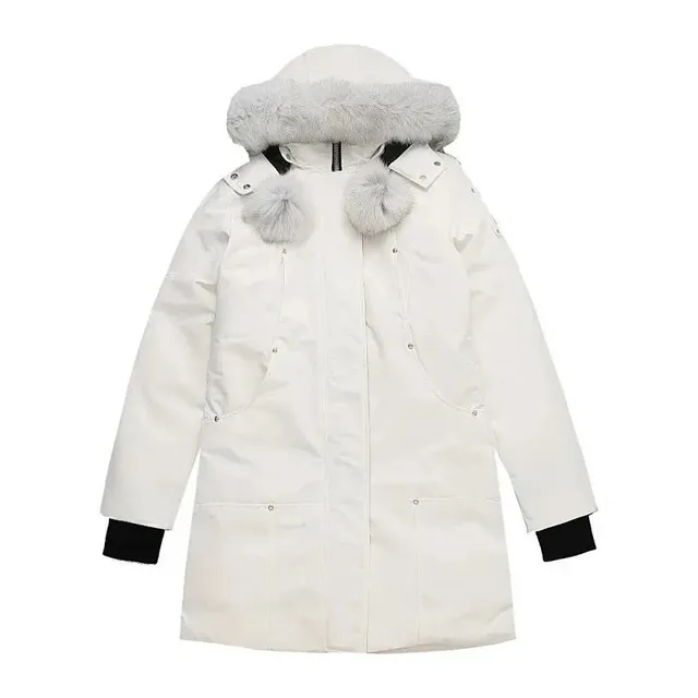 长款-白色-白毛领-A3款