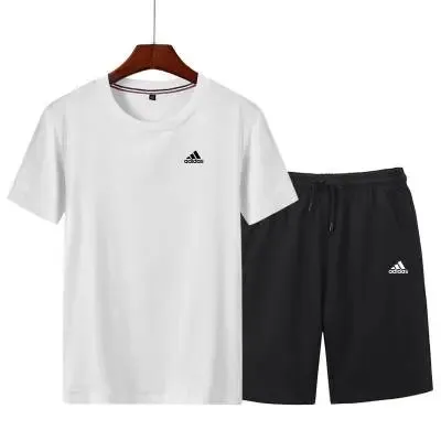 Adidas T-Shirt and Shorts Set Classic Logo