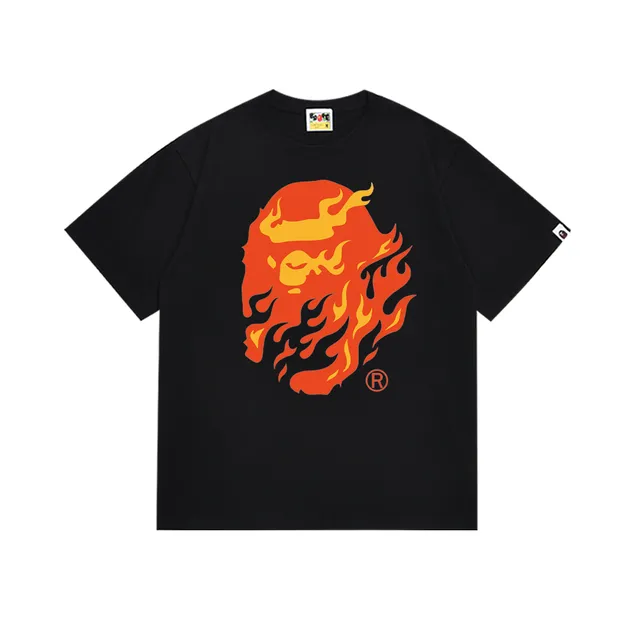 BAPE T-Shirt Flame Ape Head