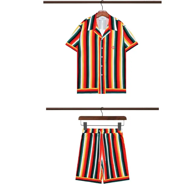 Casablanca Tennis Club Stripe Set Multi-Stripe