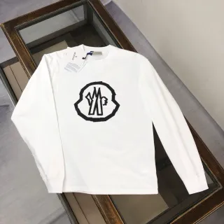 Moncler Long-Sleeve T-Shirt Logo Print