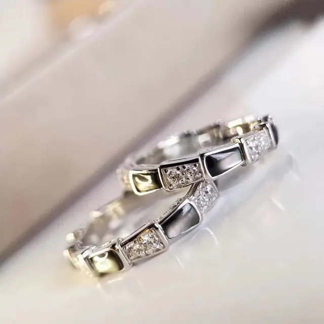 Bottega Veneta Andiamo Ring Crystal and Onyx