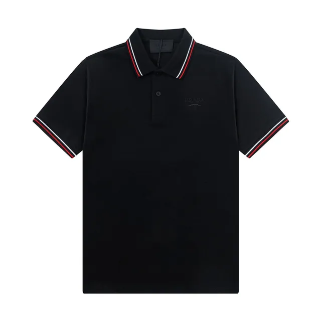 Prada Polo Shirt Contrast Trim