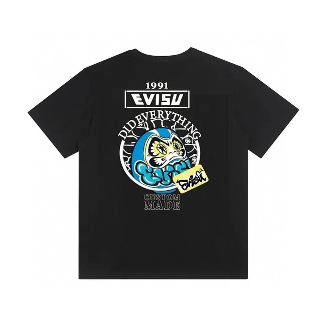 Evisu Graphic Tee Daruma Print