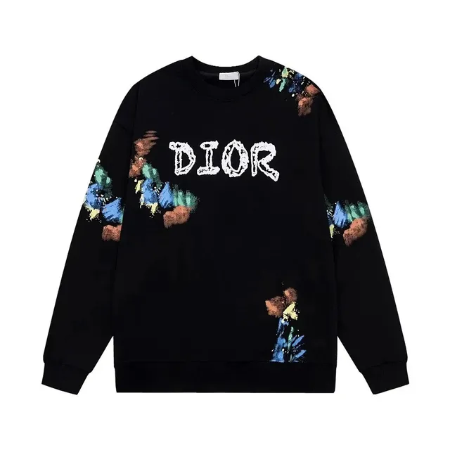 Crewneck Sweatshirt Floral Print DIOR Logo