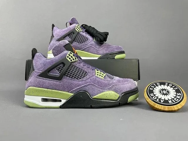 Air Jordan 4 Purple Moss