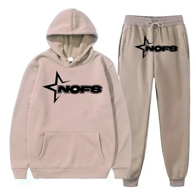 Corteiz Hoodie and Joggers Set Star Logo