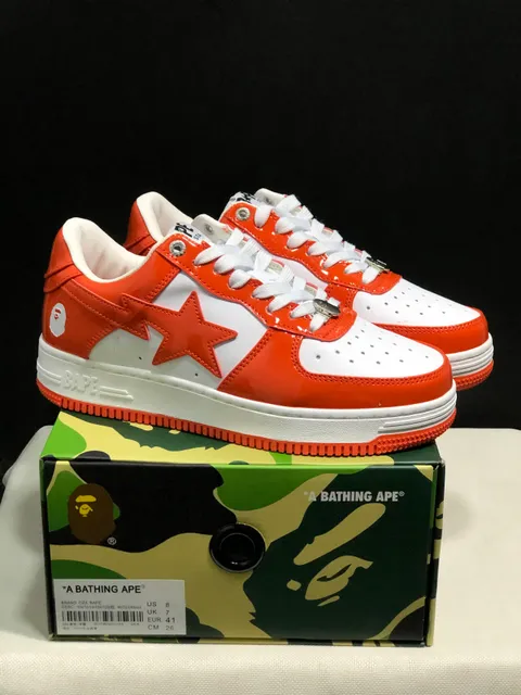 OZX BAPE White/Orange