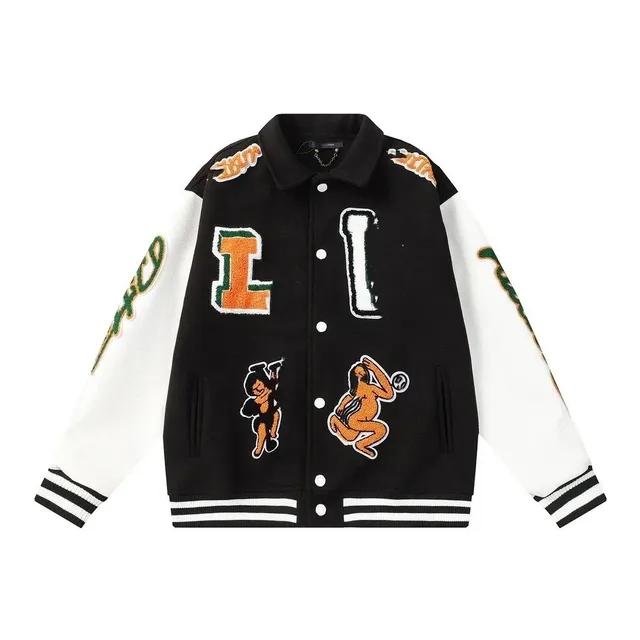 Gallery Dept. Varsity Jacket Embroidered Logo & Graphic