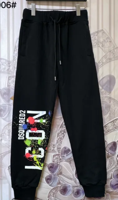 Dsquared2 Icon Sweatpants Paint Splatter Logo