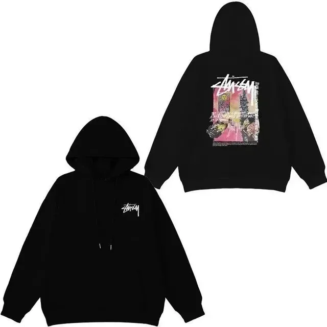 Stüssy Hooded Sweatshirt Graphic Print