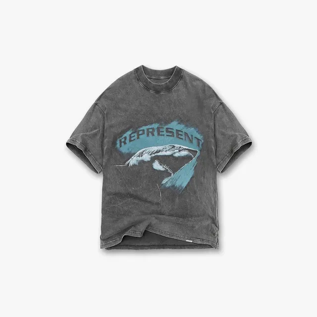 Represent Graphic Tee Shark Print