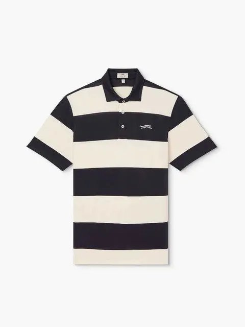 Off-White Polo Shirt Striped
