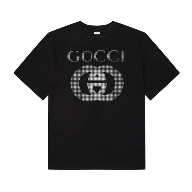 Gucci T-Shirt Crystal GG Logo