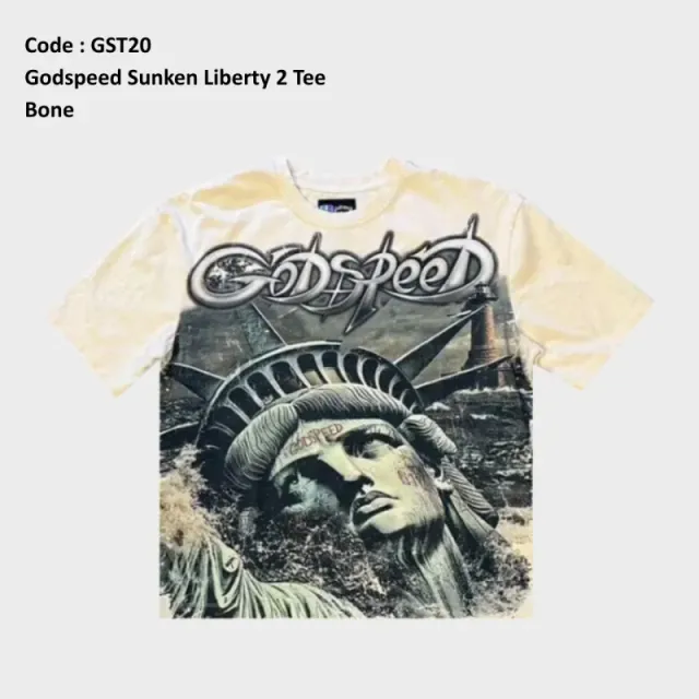 Gst20 Godspeed Sunken Liberty 2 Tee Bone