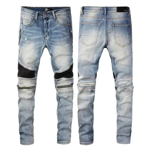 Amiri Motorcycle Jeans Distressed Biker