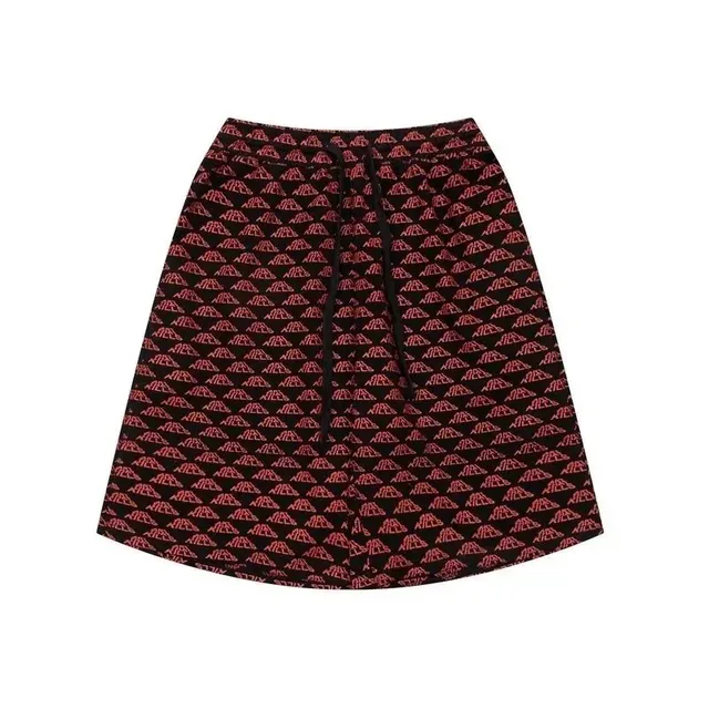 Balenciaga A-Line Skirt Mountain Print