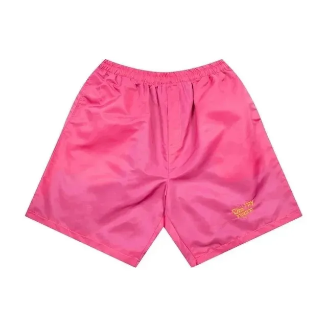 Off-White Logo Shorts Neon Pink