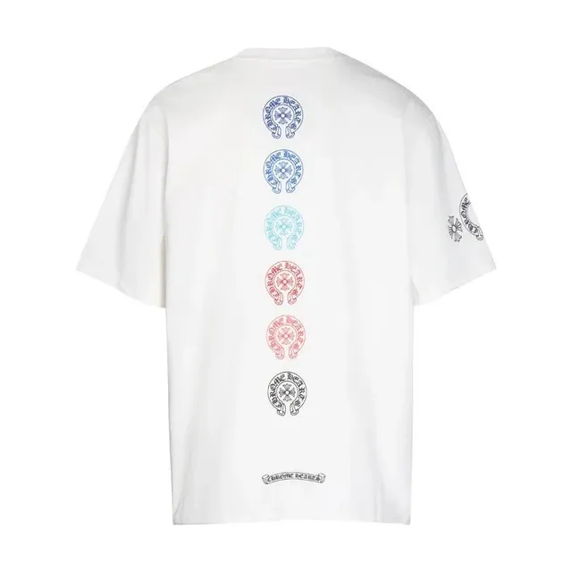 Chrome Hearts Logo Stack Tee Multi-Color Cross Logo