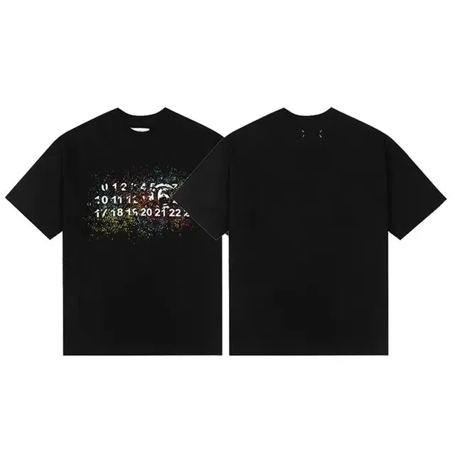 Maison Margiela T-Shirt Multicolor Numeric Print