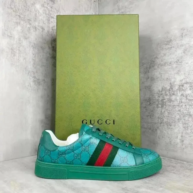 Gucci Ace Sneaker GG Canvas with Web Stripe