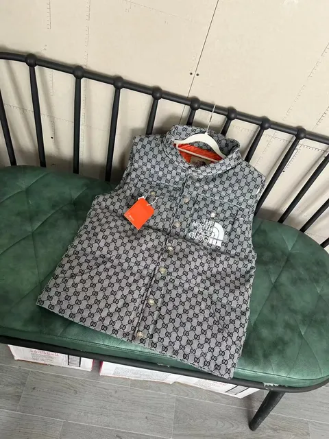 Gucci × The North Face Quilted Vest GG Monogram