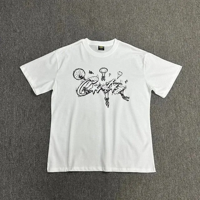 Corteiz Graphic Tee Parachute Print