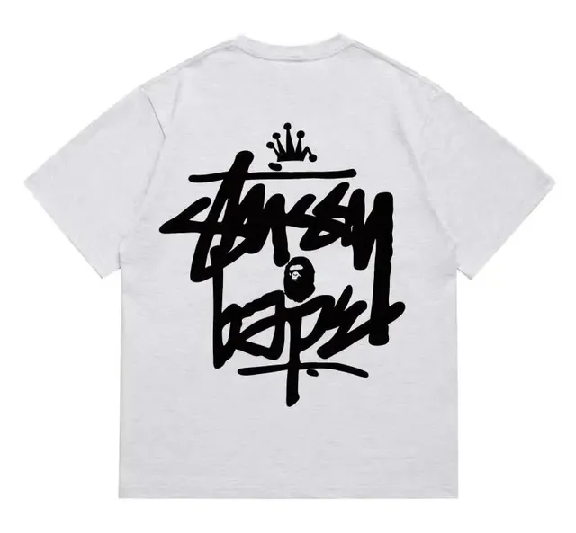 Stüssy Graphic Tee Bape x Stussy Crown Logo