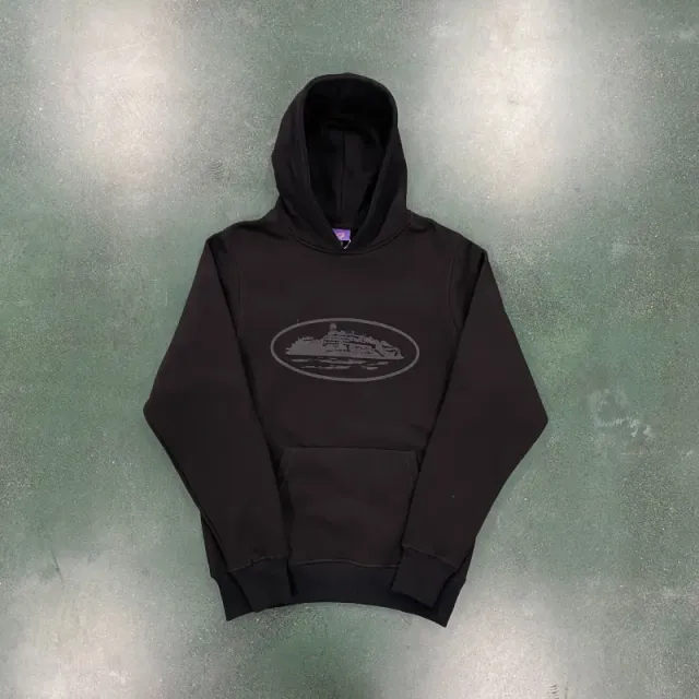 Corteiz Hooded Sweatshirt Cruise Ship Graphic