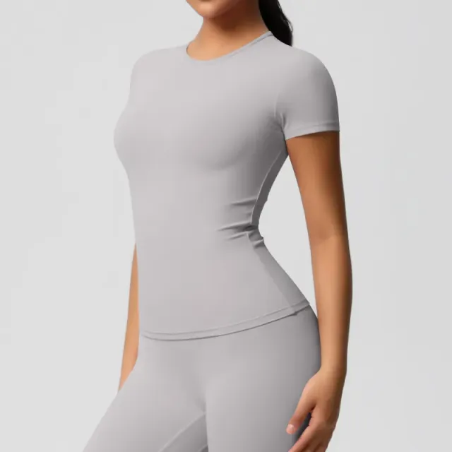 7103 short sleeves-frost gray