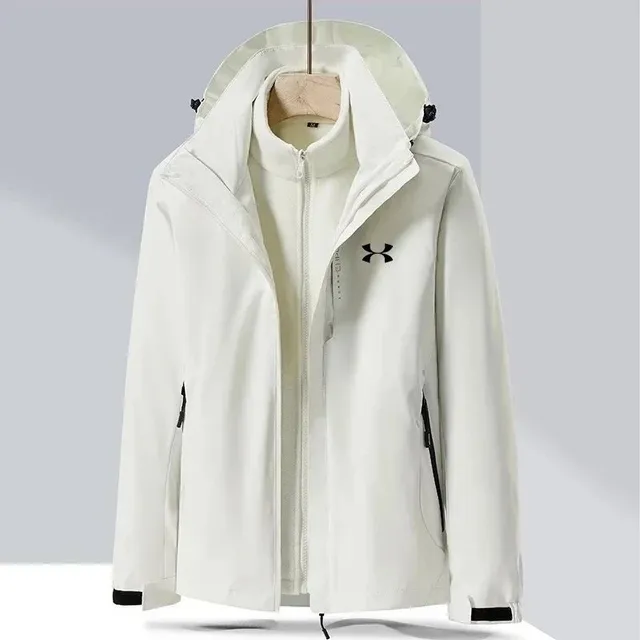 Under Armour Storm Jacket White with Black Accents
