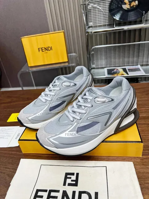 FENDI Runner Mesh and Suede