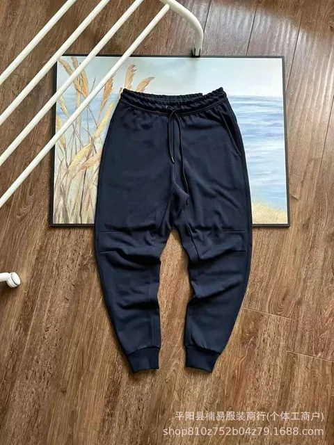 Navy blue trousers