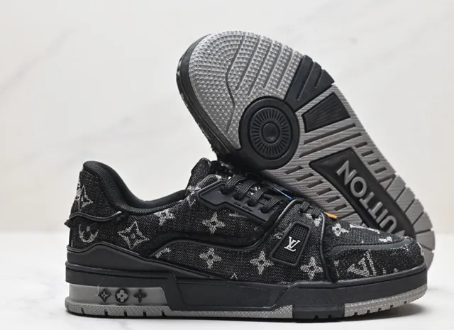 Louis Vuitton LV Trainer Monogram Denim