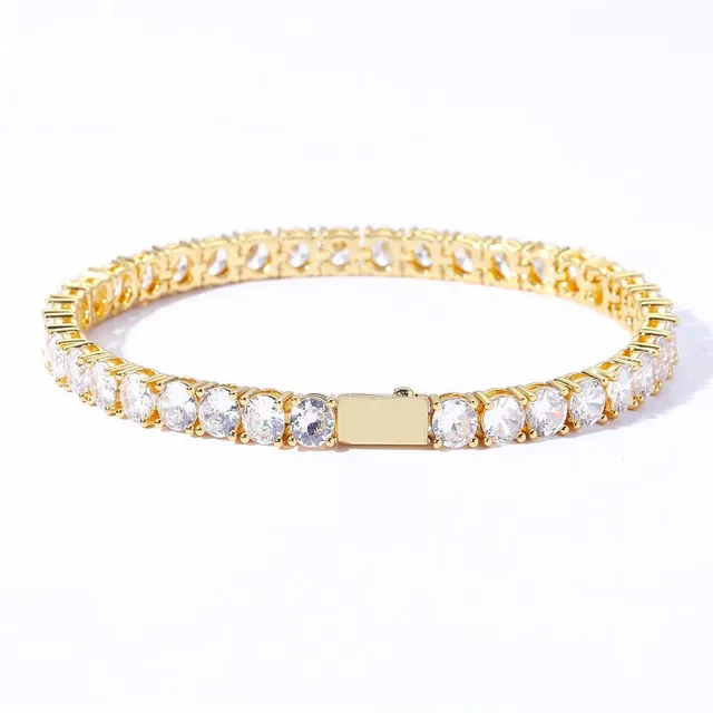Chrome Hearts Tennis Bracelet Full Iced