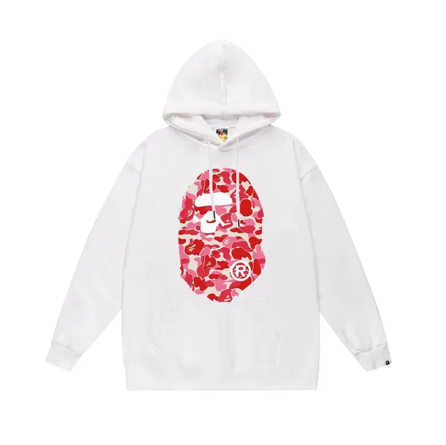 BAPE Shark Hoodie Pink Camo Ape Head
