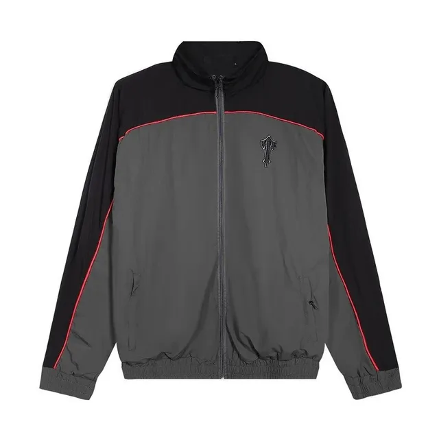 Travis Scott Track Jacket Black Grey Red