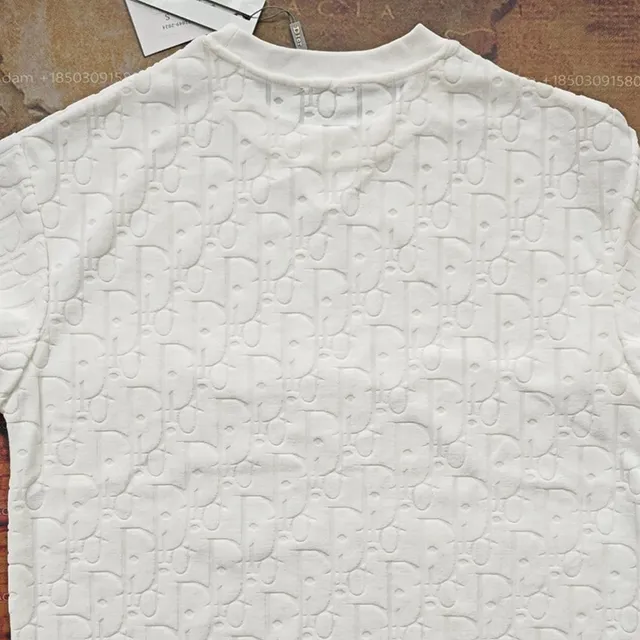 Dior Oblique Logo Tee Embossed Monogram
