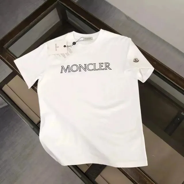 Moncler Logo T-Shirt Outline Logo