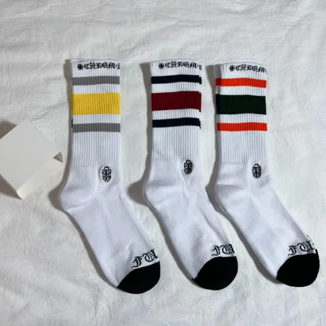 白色 腿部3色 3 pairs