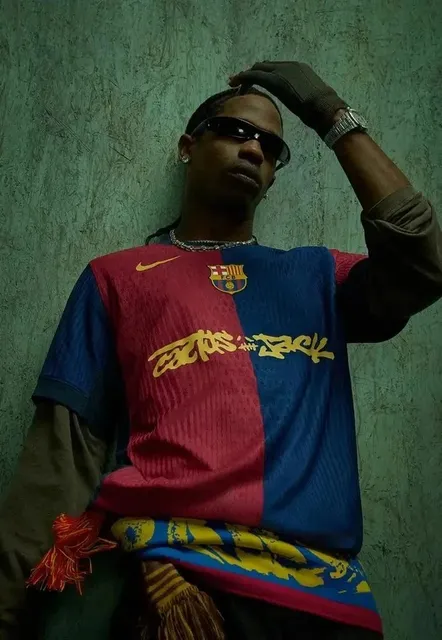 Nike × Travis Scott × FC Barcelona jerseys