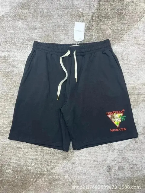 Casablanca Tennis Club Shorts Embroidered Logo