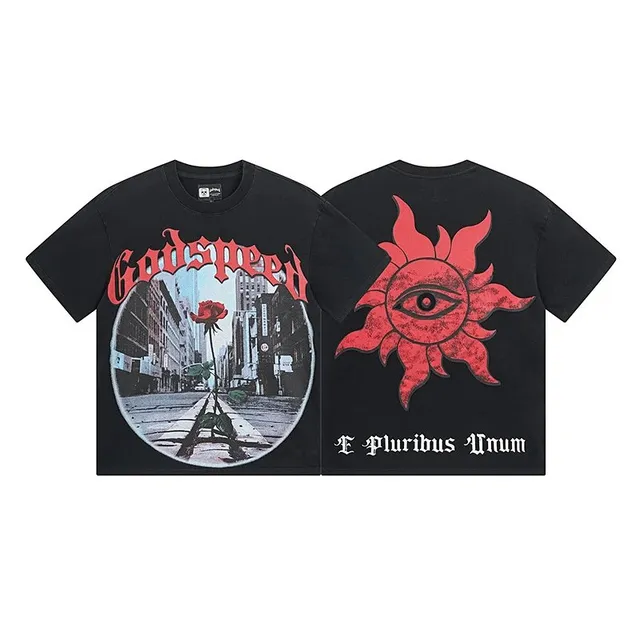 Graphic Tee Godspeed Rose & Sun