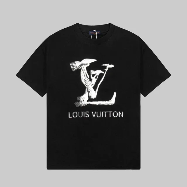 Louis Vuitton Graphic T-Shirt LV Hammer Print