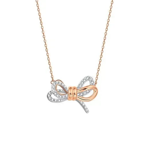 Tiffany & Co. Bow Pendant Pavé Diamond