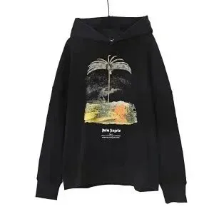Palm Angels Hoodie Palm Tree Graphic