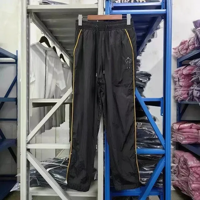 Trapstar Track Pants Yellow Stripe