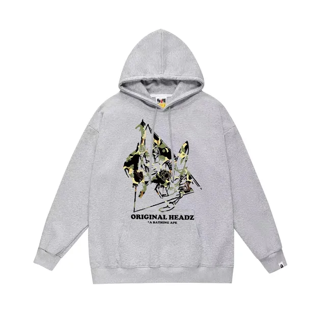 BAPE Hoodie Original Headz Camo Graphic